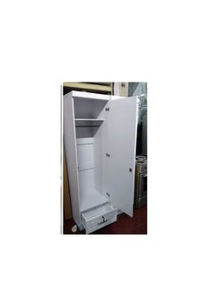 Galaxy Design Galaxy Design Galaxy Design Single Door Cupboard with Mirror GDF-NAD711 White  - Image 2