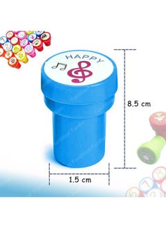 FunBlast 10 Number And 10 Motivation Stamper For Kids Educational Toys Art And Craft School Supplies Set Of 20 Learning Toys For Kids;Boys;Girls Multi Color  - Image 3