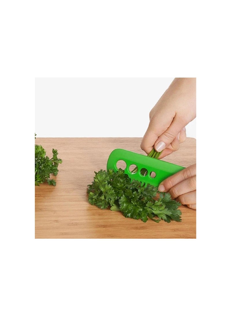 Generic - Leaf Herb Stripper,Vegetable Herb Eliminator Comb Kitchen Herb Leaf Stripping Tool Herb Pealer for Kale, Chard, Collard Greens, Thyme - Image 1
