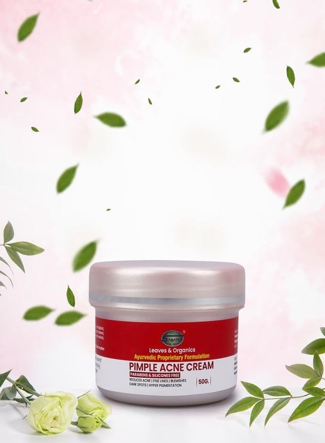 SABATES Pimple Acne Cream Anti-Acne Oil-Free Gel For Active Acne, Oil Balancing, Pore Tightening, Reduce Size Of Pimple For Men & Women | Pimple Removal Cream - Image 1