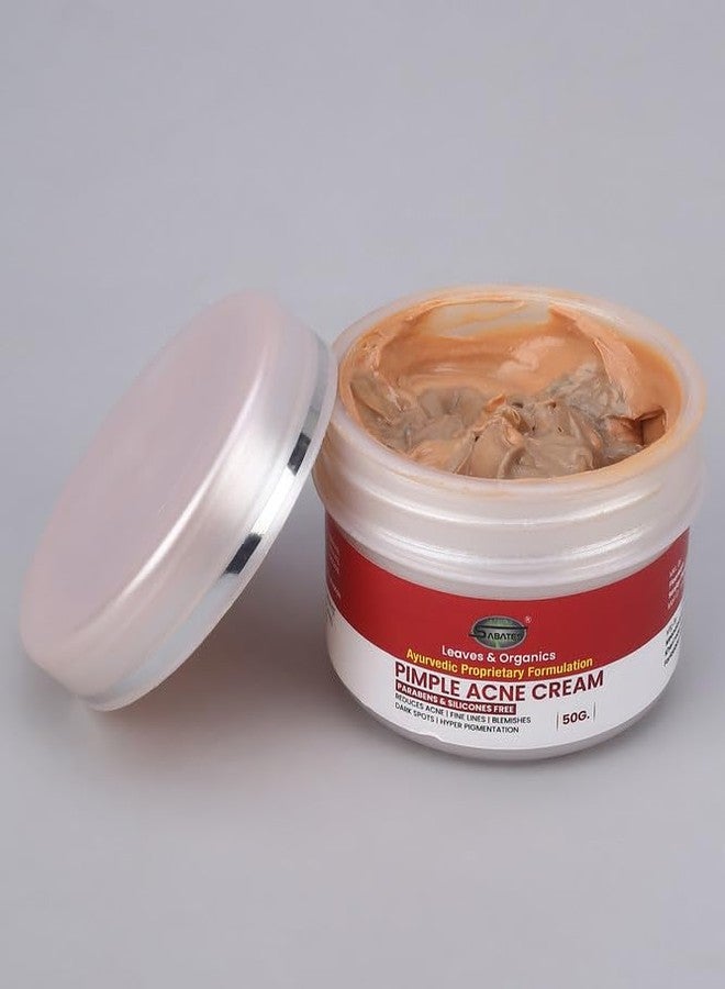 SABATES Pimple Acne Cream Anti-Acne Oil-Free Gel For Active Acne, Oil Balancing, Pore Tightening, Reduce Size Of Pimple For Men & Women | Pimple Removal Cream - Image 5