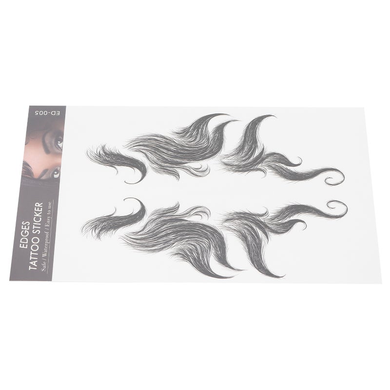 Women Edges Hairstyles Tattoo Hair Tattoo Sticker Edge Hair Waterproof Fake Hailine StickerED-05 - Image 3
