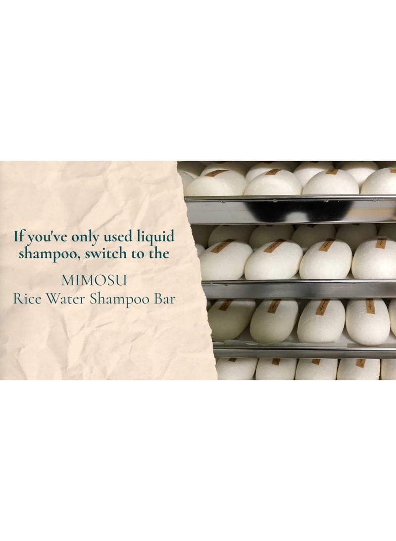 Kitsch Hair Growth | Rice Shampoo Bar for Strengthening | Helps Dry Hair | Made in US | All Natural | Moisturizing | Vegan Solid Shampoo Bar for Hair | Rice Water Shampoo Bar | Zero Waste, 3.2 oz - Image 2