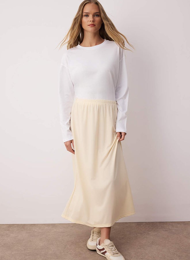 trendyol Skinny Knitted Lining Skirt TCTAW22EE0018 - Image 4
