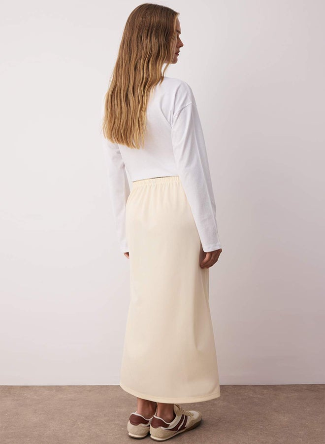 trendyol Skinny Knitted Lining Skirt TCTAW22EE0018 - Image 5