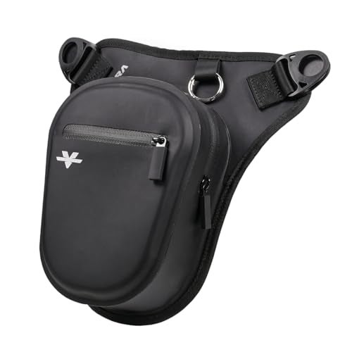 ViaTerra 100% Waterproof Motorcycle Thigh Bag: Waist Leg Bag for Men & Women - Perfect as Drop Leg, Hip, Cross Body or Thigh Pouch! - Image 1