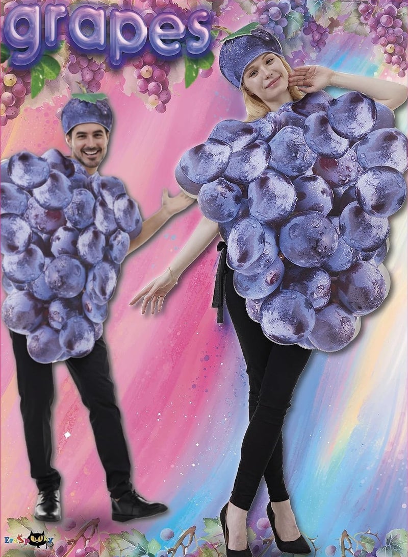 SOLARAE Adult Fruit Slice Costume Women Funny Food Costumes Men Party Fruits Vegetable Outfit Supplies - Image 2