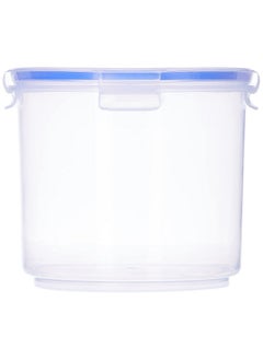 Aristo Aristo Lock & Fresh 120 Plastic Storage Container For Storing grains, pulses, rice, wheat etc - 2100 ML,Transparent Clear, Large (17 (D) x 14.5 CM)  - Image 1
