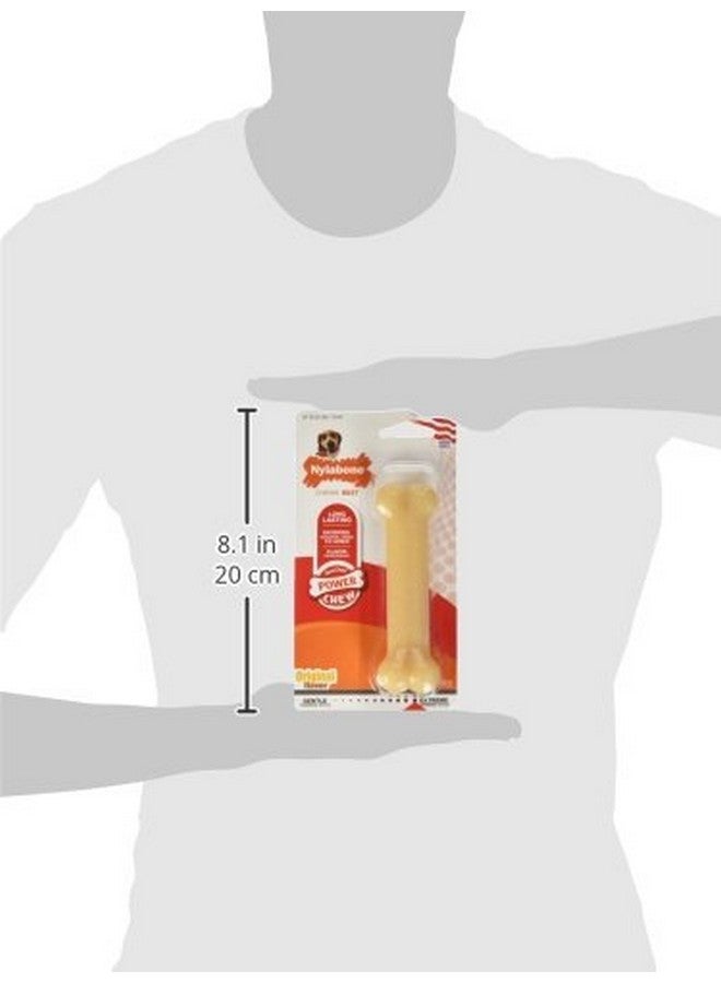 Nylabone Power Chew Original Bone - Durable & Tough Chew Toys for Aggressive Chewers - Durable Dog Toy for Medium Breeds - Original Flavor, Medium, Up to 35 Ibs. (1 Count) - Image 2