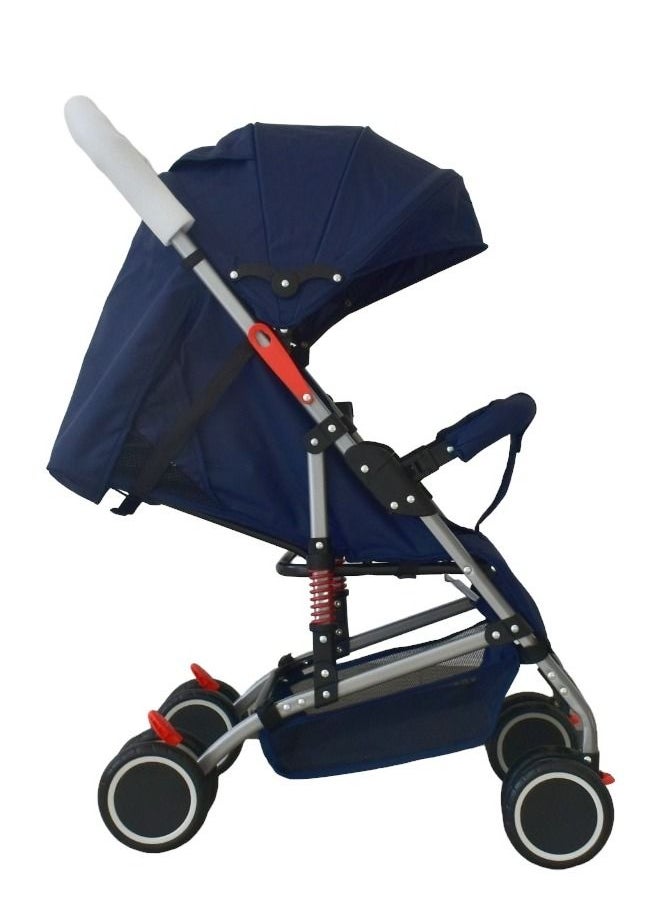Everything For Kids Foldable Baby Stroller with Spring Cup Holder Storage Basket High-Quality Design  - Image 2