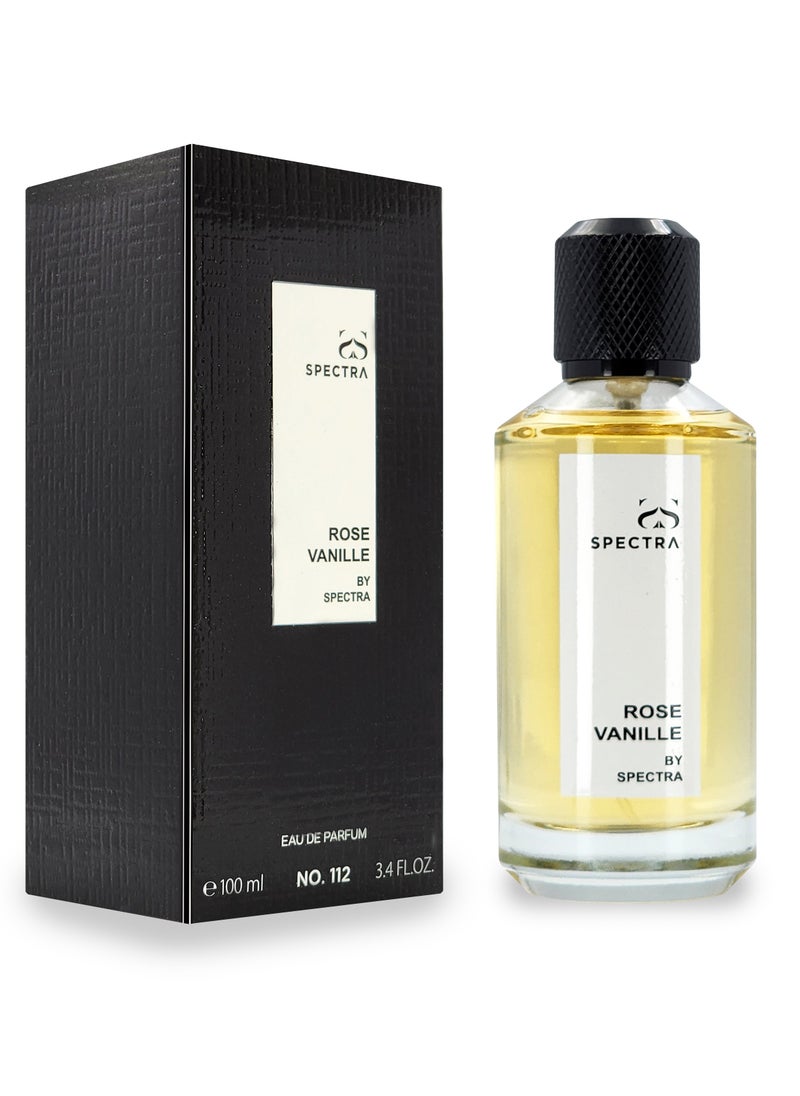 Spectra - 112 Rose Vanilla Eau De Perfume Unisex - 100ml - Image 1