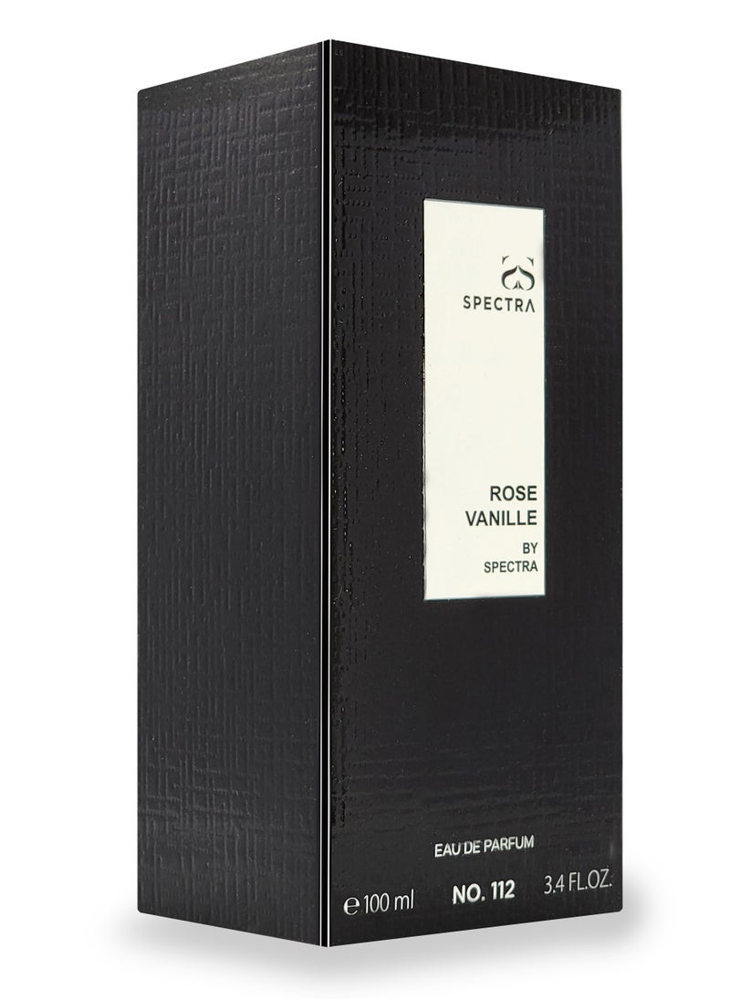 Spectra - 112 Rose Vanilla Eau De Perfume Unisex - 100ml - Image 1