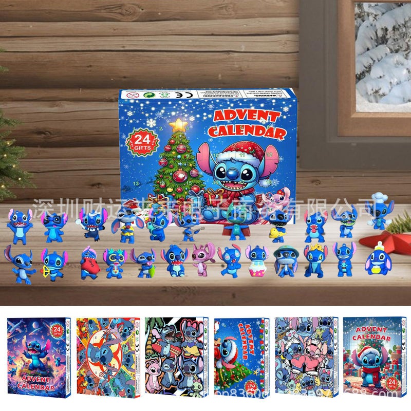 [Ready Stock] 2025 Christmas Advent Calendar Lilo And Stitch Blind Box 24 Days Countdown - Image 3