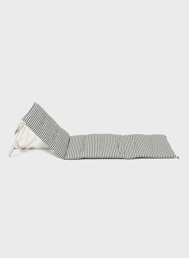 SUNNY LIFE Reclining Beach Chair The Vacay Olive