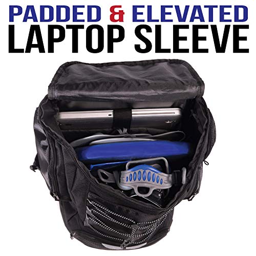Athletico Swim Backpack - Pool Bag With Wet & Dry Compartments for Swimming, the Beach, Camping and More (Black) - Image 3