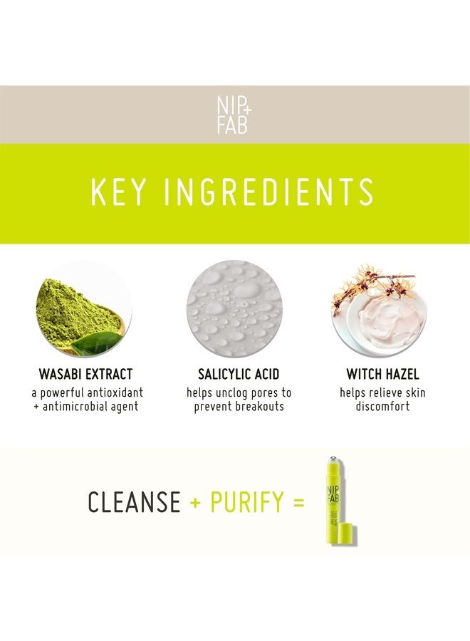 NIP+FAB Nip + Fab Teen Skin Fix Spot Zap Gel for Face with Salicylic Acid, Witch Hazel and Wasabi Extract for Blemish Dark Spot Removal Acne Prevention and Refining Pores - Image 3