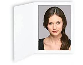 Malelo and Company Malelo and Company Pack of 100 4X6 Photo Folders White Cardboard Picture Frame Paper Photo Frame Cards GreetingsInvitation Cards Special Events Graduation Christmas