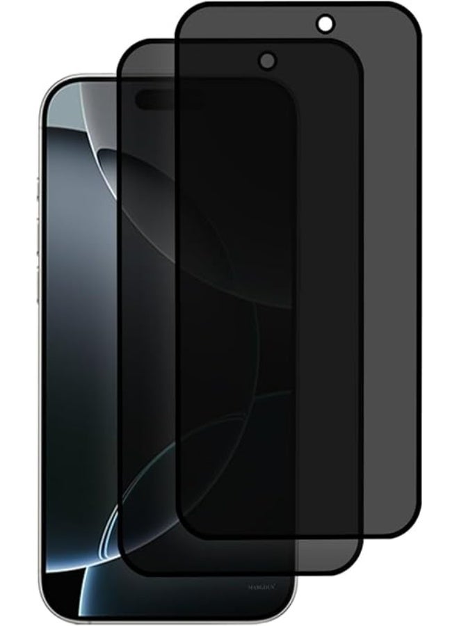 Glass Privacy Screen Protector for iPhone 17  , 9H Hardness, Anti-Spy Anti-Fingerprint, Scratch Resistant for iPhone 17  (2 Pack) - Image 1