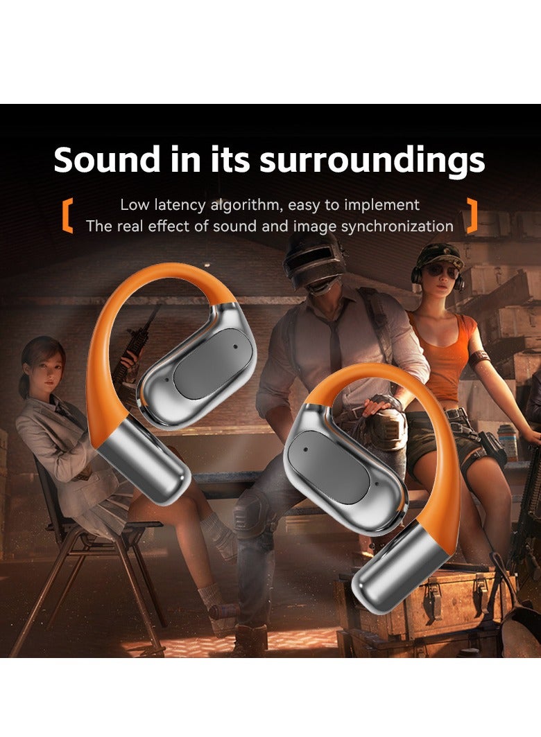 [2025 New] AI real-time translation headset, HD stereo, 144 language translation headset, barrier-free communication, with LED power display, Type-C charging port, suitable for meetings, sports, study, airplane travel, etc.  - Image 3