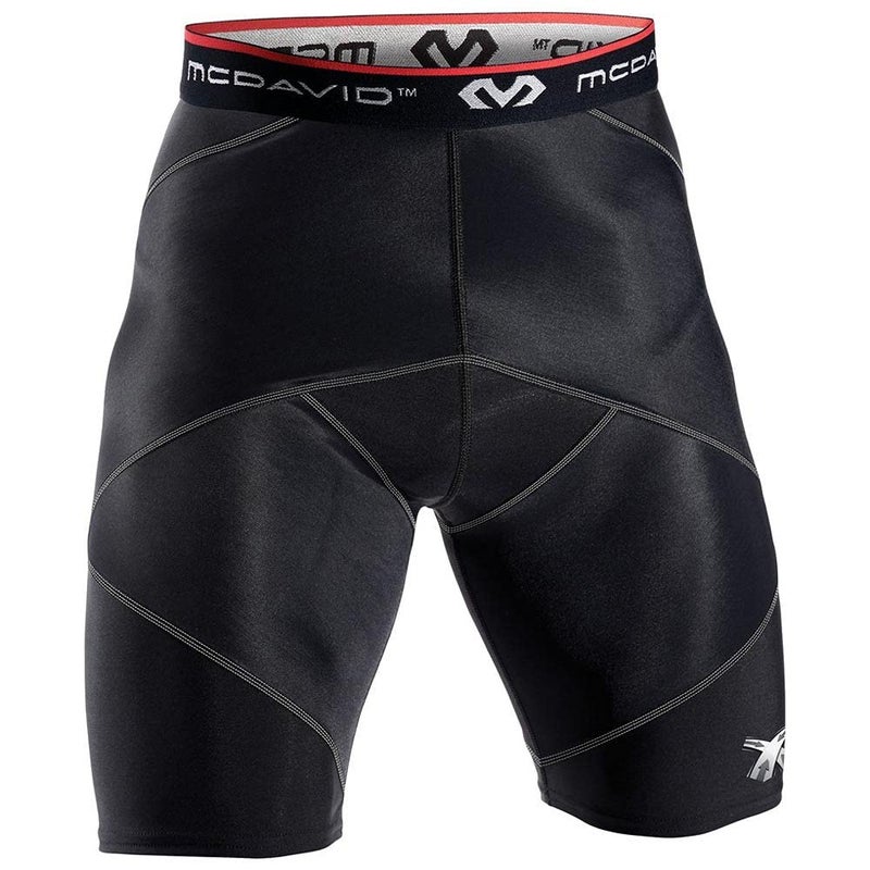 McDavid Cross Compression Shorts, Men's Boxer Brief, X-Large Black - Image 2
