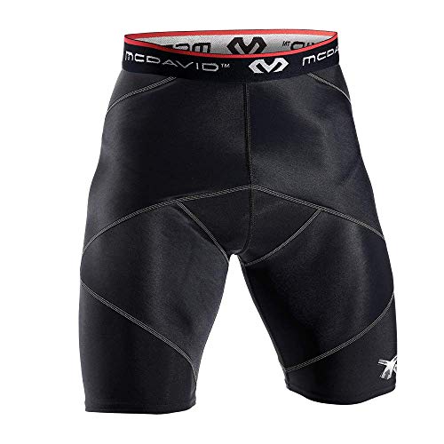 McDavid Cross Compression Shorts, Men's Boxer Brief, X-Large Black - Image 4