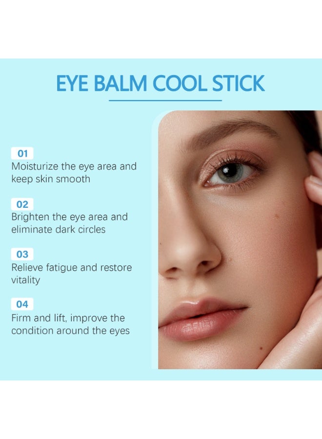 WEST MONTH 2-PACKS Eye Balm Cool Stick, Hydrating Under Eye Care Stick, Nourishing Eye Skin Care for Daily Use, 7g*2 - Image 5