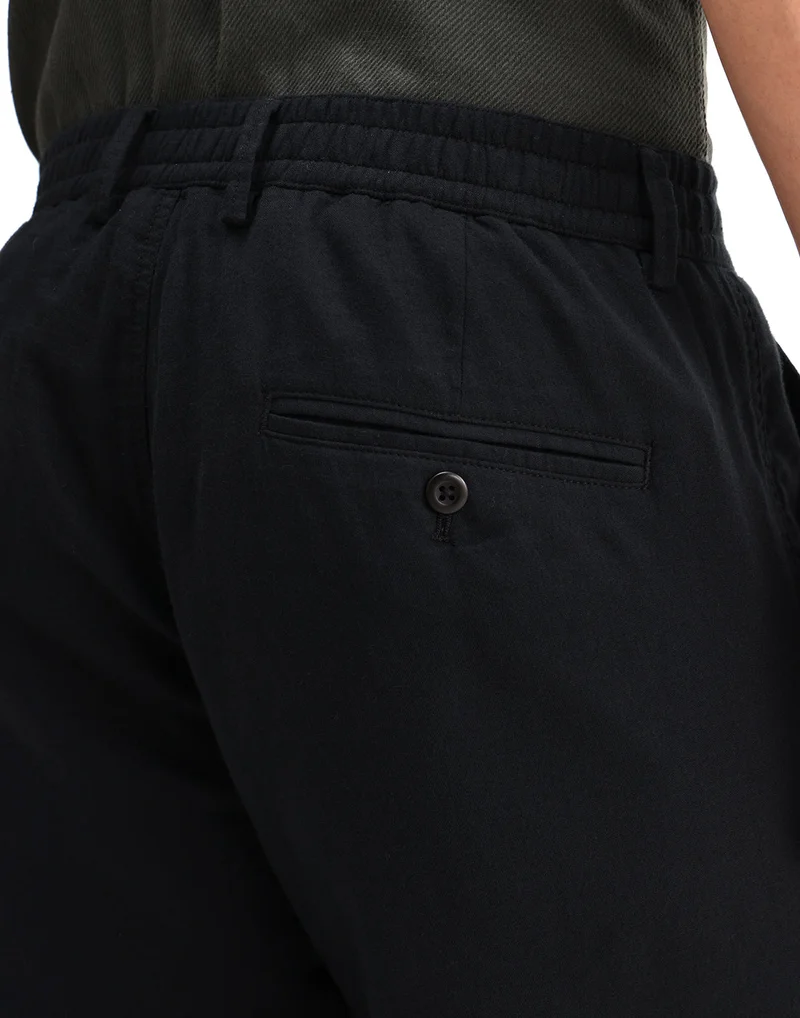 Rare Rabbit Men's Double Layer Drawstring Trouser