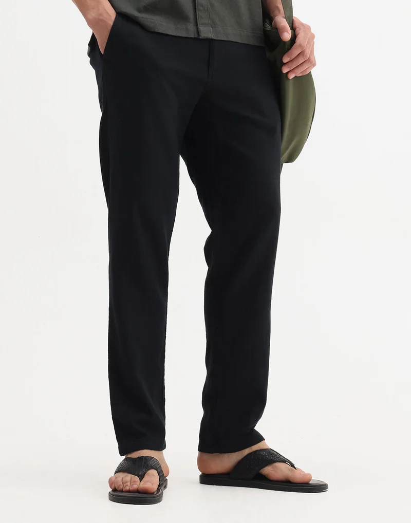 Rare Rabbit Men's Double Layer Drawstring Trouser