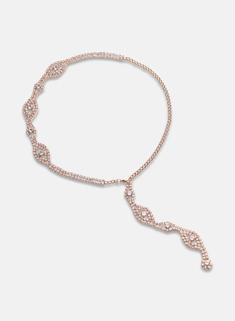 سوهي بلينغ العين بيان قلادة - الكأس الفضي