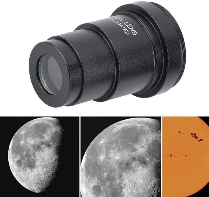 Oumij 3X Barlow Lens, Metal Optical Glass Telescope Barlow Lens, Telescope Accessory, M42x0.75 Thread Interface for 1.25 Inch Astronomical Telescope Eyepieces - Image 2