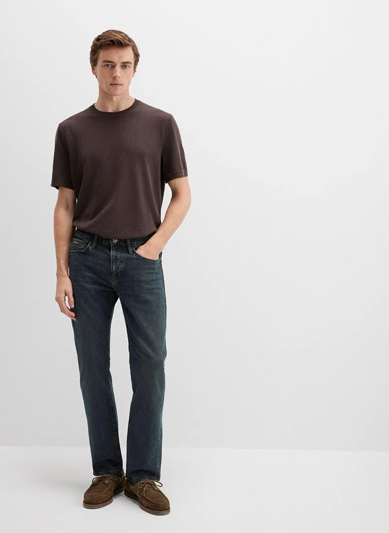 MAVI Hunter Dark Brown Shaded Mavi Black Jean Pants