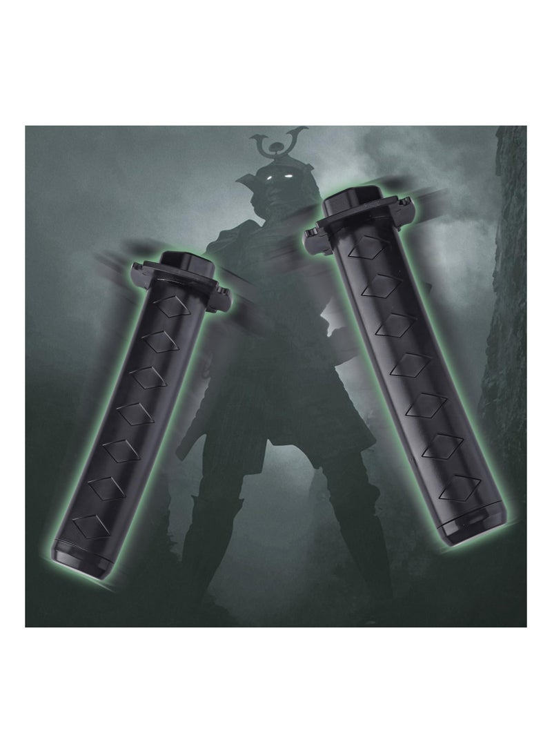 SYOSI 2 Pcs Telescopic Katana Toy, 3D Gravity Fidget Samurai Toy Retractable Samurai Sword Model Toys Funny Plastic Retractable Samurai Toy Creative Decompression Tricky Toy, Black - Image 3