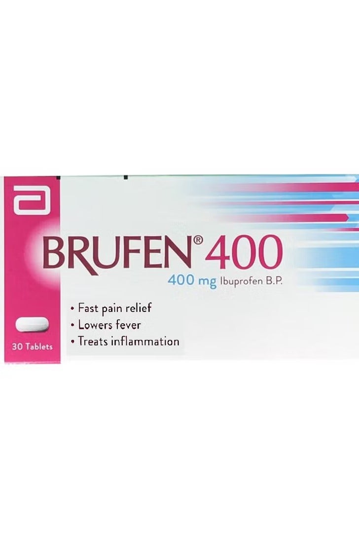 BRUFEN Fast Pain Relief 400 Mg - 30 Tablets