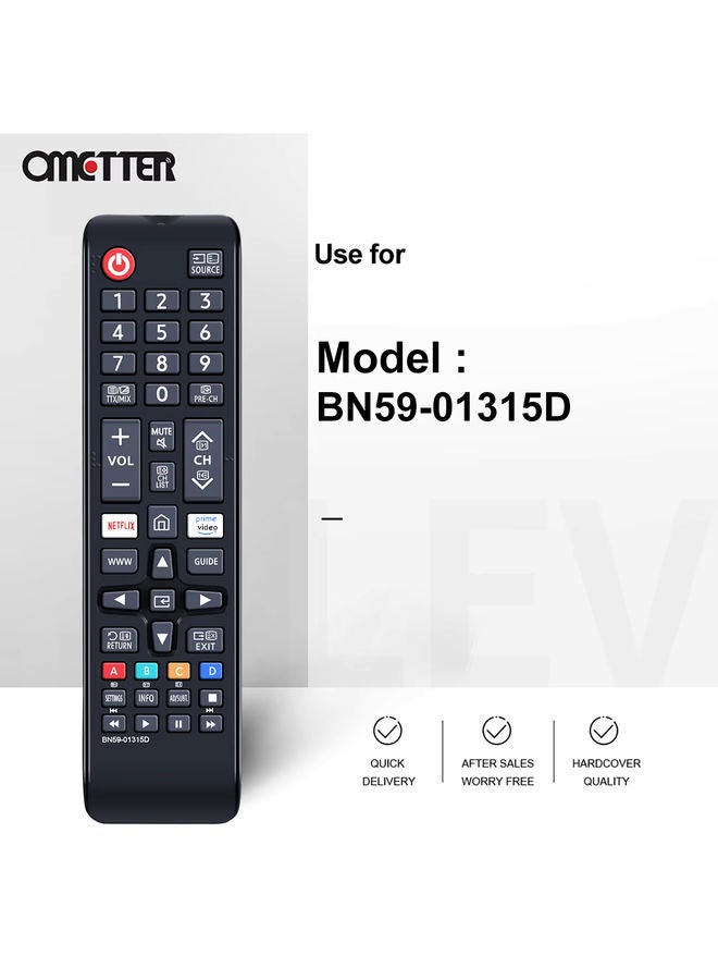 OMETTER BN59-01315D For SAMSUNG LED TV Remote Control BN5901315D UA50RU7100WXXY UA75RU7100WXXY UA65RU7300 - Image 2