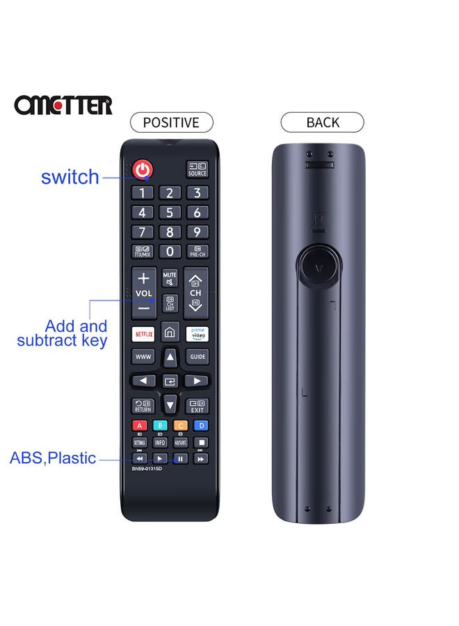 OMETTER BN59-01315D For SAMSUNG LED TV Remote Control BN5901315D UA50RU7100WXXY UA75RU7100WXXY UA65RU7300 - Image 4