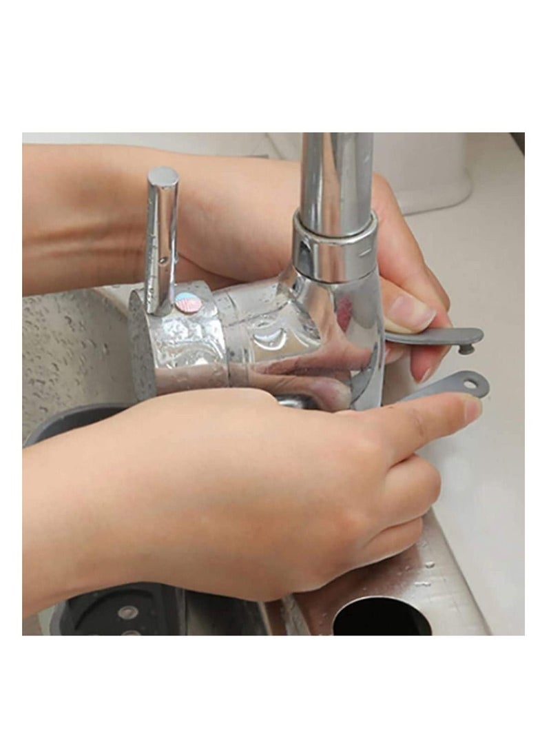 Kitchen Sink Caddy Shelf Soap Sponge Drain Rack Holder Double Decker Hanging Basket Storage Suction Cup Beige - Image 3