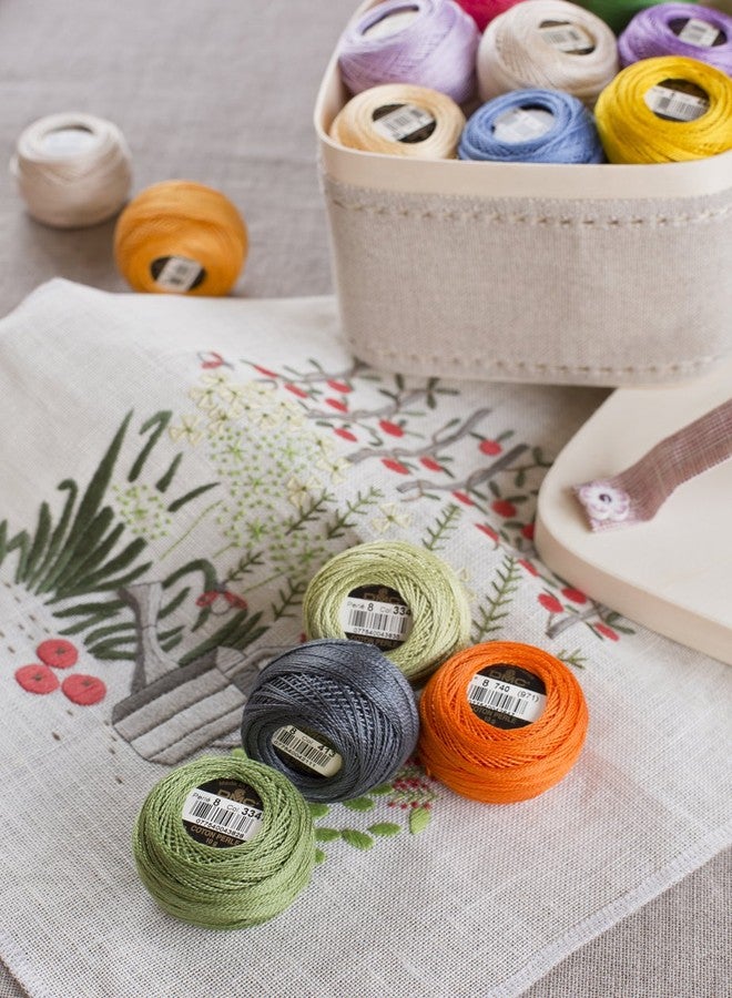 DMC 116 8-Ecru Pearl Cotton Thread Balls, Ecru, Size 8 - Image 5