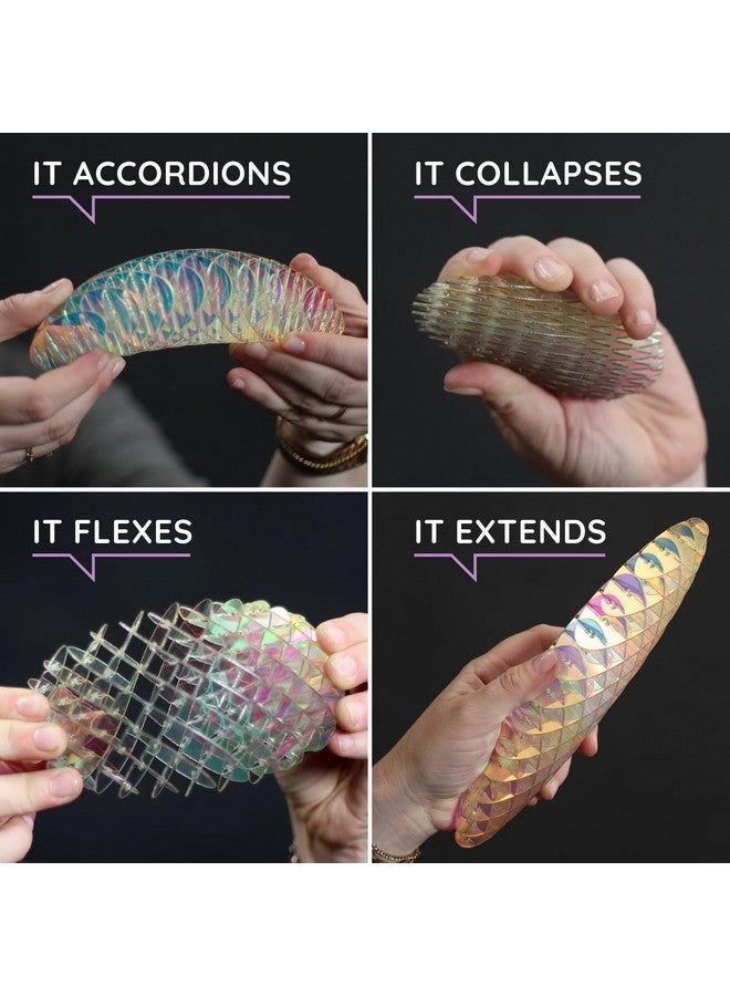 Morf Fidget Worm Toy - Quiet Desk Fidget for Adults & Kids - USA Patent Pending Morf Figgy Toys (Unicorn, Small) - Image 3