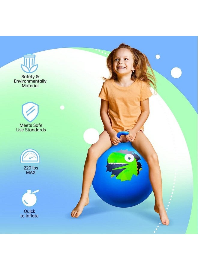 Sisliya Jumping Ball Plain Hopper Ball, Bouncy Ball, Jumping Ball,Hopper Ball for Indoor and Outdoor Use Resultable, Robust Fitness for Children(65 cm) (Blue) - Image 5