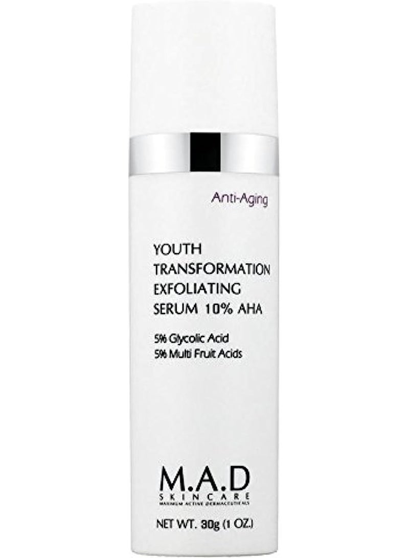 مصل تقشير التحول الشبابي 10% AHA، 30 جم.1 زو