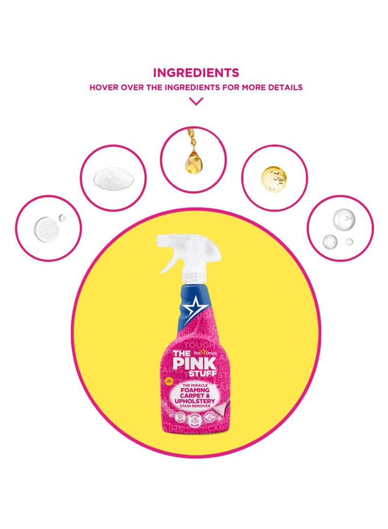 The Pink Stuff Foam Carpet and Upholstery Stain Remover 500 ml - Image 5