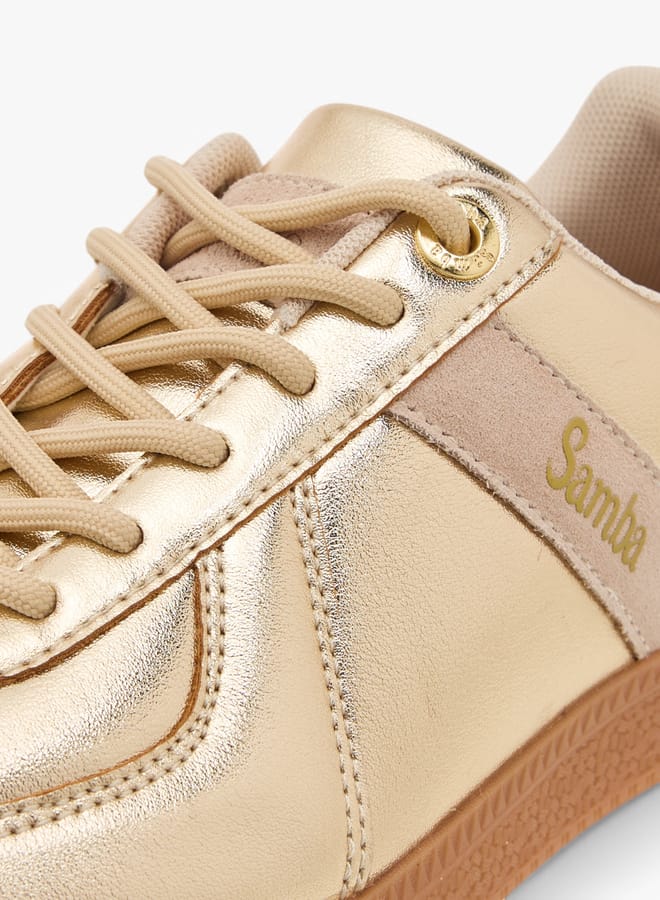 سامبا حذاء رياضي نسائي بأربطة وتفاصيل دانتيل - Image 4