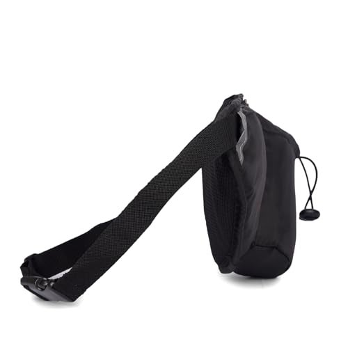 Greenlands Waist Zipper Bag with Water Bottle Holder & Adjustable Strap | Crossbody Bag for Men & Women | Perfect for Travel, Hiking & Cycling (Black) - Image 4