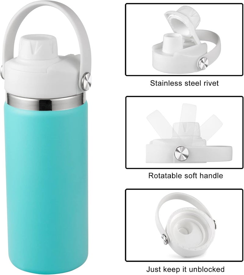 DBIW Lid for Hydro Flask 32 40 oz Wide Mouth, Replacement Lids Compatible with Hydro Flask Wide Mouth Water Bottle, Top Spout Lid with Handle, Wide Mouth Lid Chug Cap Accessories - Image 2