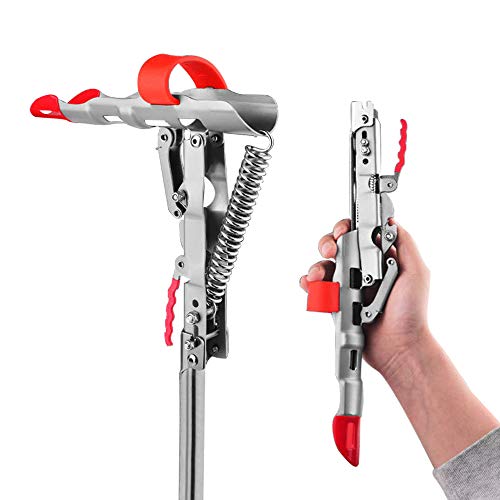 LBW Automatic Spring Fishing Rod Holder for Ground Bank Fishing Pole Holder Hook Setter Adjustable High Sensitivity Stainless Steel Spring Loaded Rod Holder for Fishing 1 Pack - Image 1