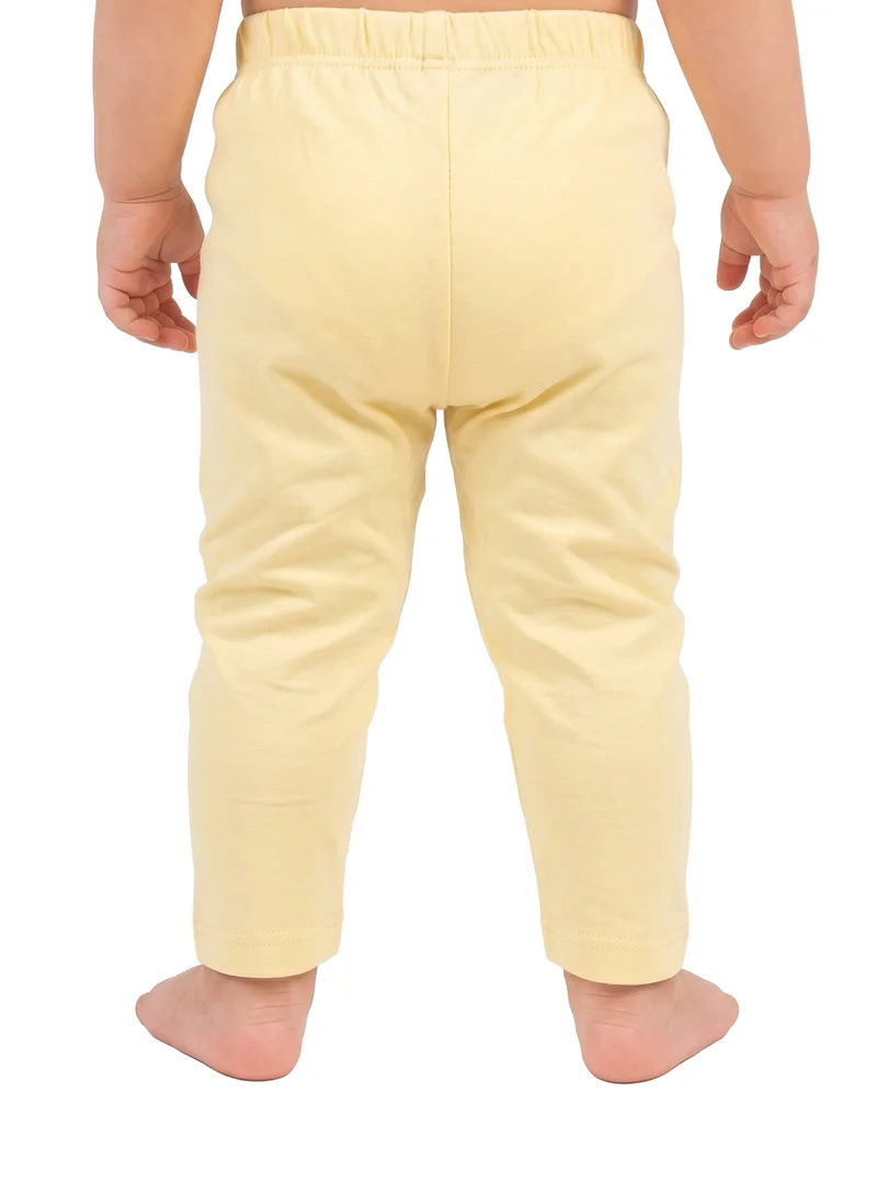 AIKO Infant Girls Soft Cotton Interlock Printed Pants – Sunny Crab Design