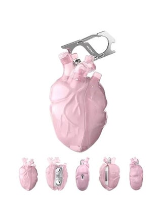 for Airpods Pro 2 Case 3D Heart, Liquid Silicone Transparent Cover with Metal Keychain, Fantasy Design for Airpod Pro 2nd Generation Case, Anatomical Heart Ornament (Pink, for AirPods 4) - pzsku/Z0BF97ECEEC9558CA33A8Z/45/_/1739978171/8a54723f-a3d4-4137-8dc4-532e1161004f