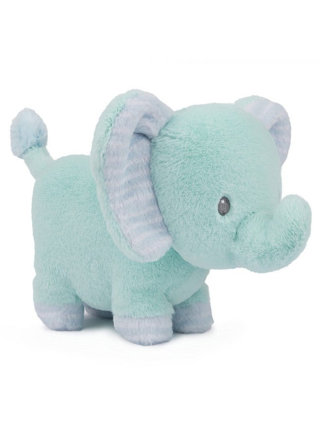 GUND Baby Safari Friends Collection Plush Elephant With Chime Sensory Toy Stuffed Animal For Babies And Newborns Teal 7" - Image 2