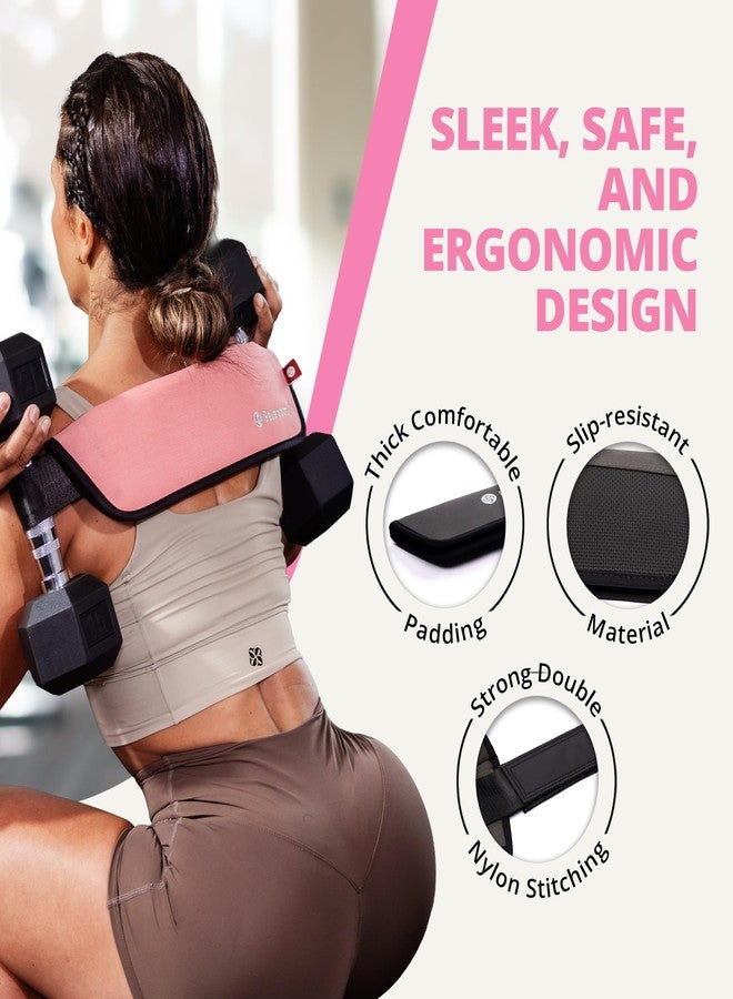 Bellabooty Pink OG Hip Thrust Belt - Weight Lifting Belt for Women - Booty Bands Compatible - Slip-Resistant Padding - Lifting Belt for Dumbbells, Kettlebells, Plates - Home Gym & Workout Equipment - Image 3