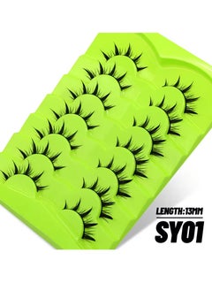 Generic Manga Eyelashes, Natural Looking False Eyelashes, 3D Fluffy Eyelashes, Asian Japanese Korean Cosplay Band, Looks Like Individual Set, Reusable Eyelashes  - Image 5